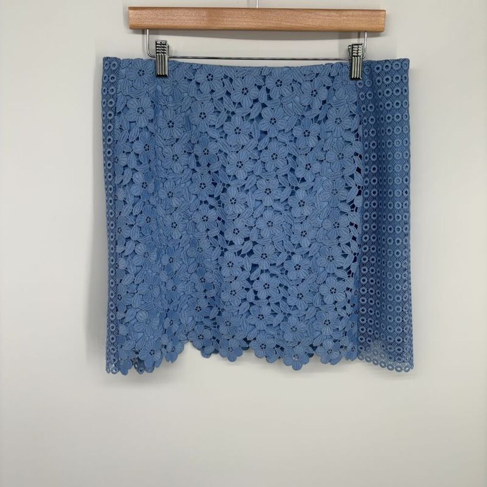 MILLY Lace Mini Skirt